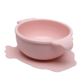 Children tableware baby feeding silicone baby bowl